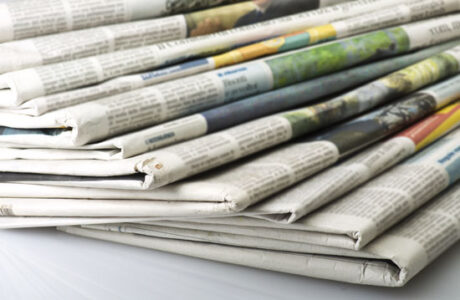 Mulching With Newspapers Image